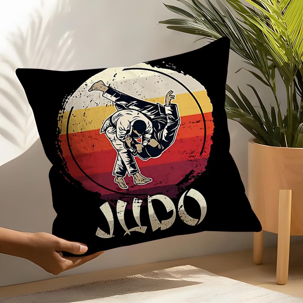 Sports Judo Martial Arts Pillow Case Home Living Room Decoration Linen Pillow Cases Cushion Cover
