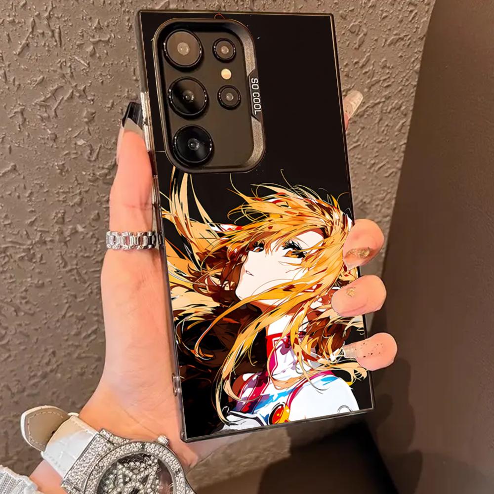 Asuna K-Kirito Anime Phone Case For SAMSUNG Galaxy S26 S25 S24 S23 S22 S21 S20 FE Plus Ultra Cover