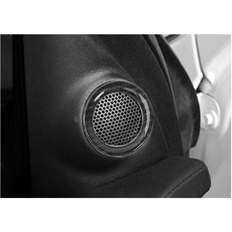 For Jeep Grand Cherokee 2011-2021 Carbon Fiber A Pillar Speaker Sound Cover Trim