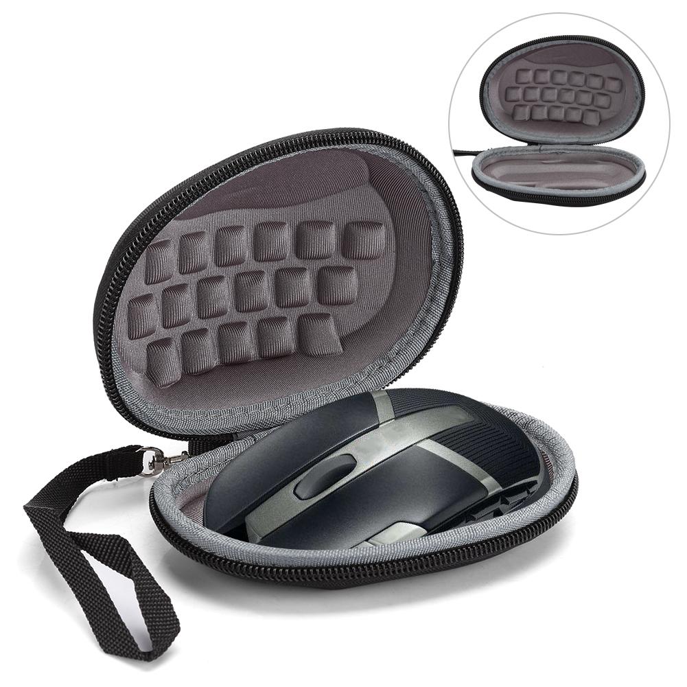 Kabellose Maushülle, schwarze Aufbewahrungstasche mit Handschlaufe, passend für Logitech MX Master 3602g700s