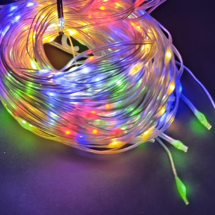 LED Copper Wire Curtain String Lights 3x3m Remote USB Powered Dorm Window Decor