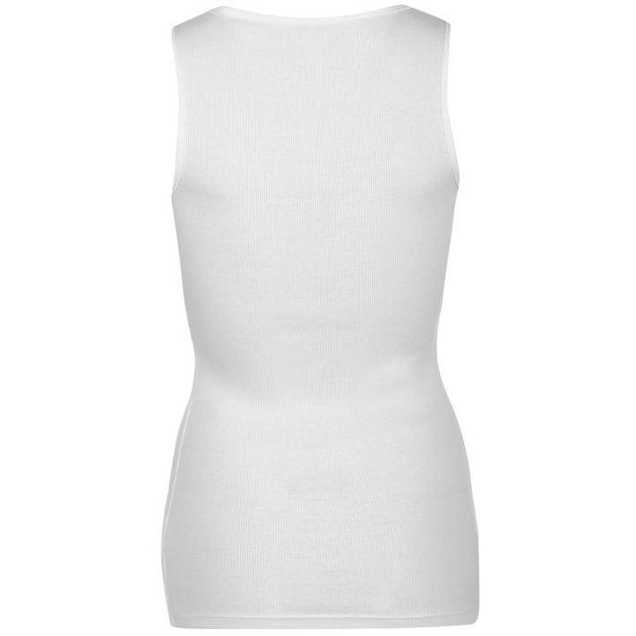 Miso Ribbed Tank Women's T-Shirt, White, Size XXS