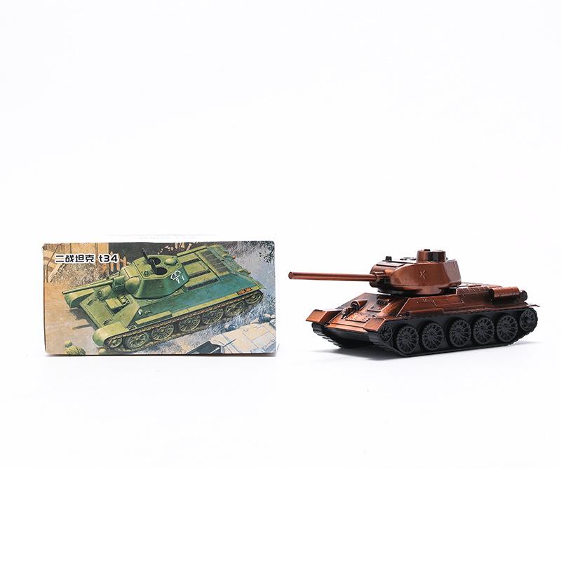 Creative Metal Tank Model Children's Figurine, Military Alloy, Durable, for Boys, Tabletop Decoration Item