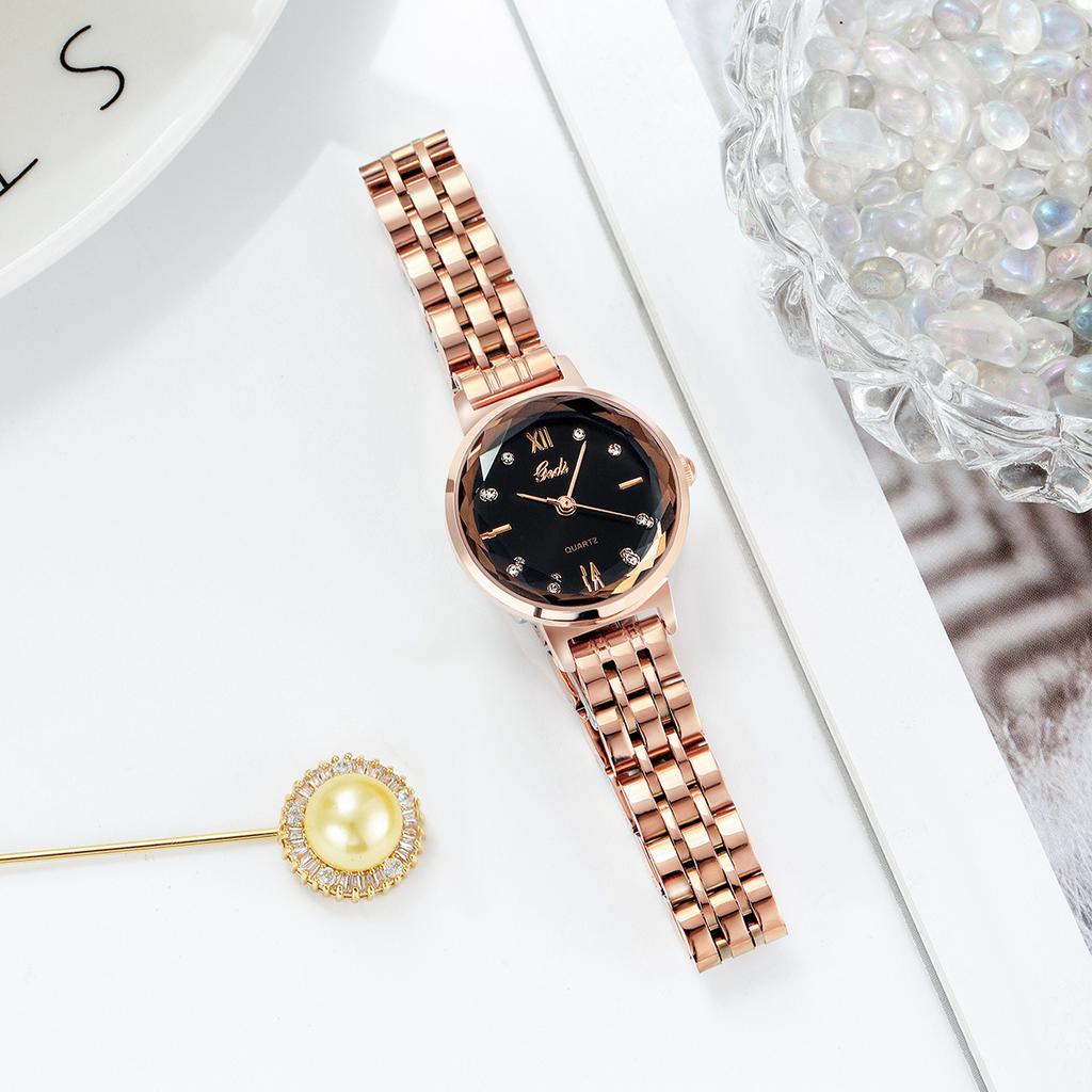 Small Plate Fashion Temperament Steel Belt Watch Women'S Trend Gypsy Waterproof Quartz Watch