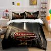 Arsenal Logo Bedding Set Bedding Set (1 Duvet Cover, 2 Pillowcases, Duvet Not Included)