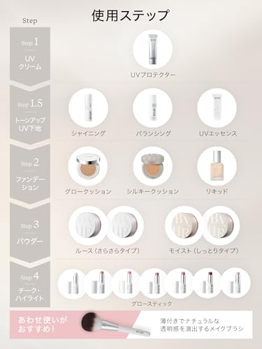 ByUR Face Powder Loose Non-Crumbling Smooth Semi-Matte Shine Prevention Long-Lasting Moisturizing Pore 10g (Loose #02 Pearl)