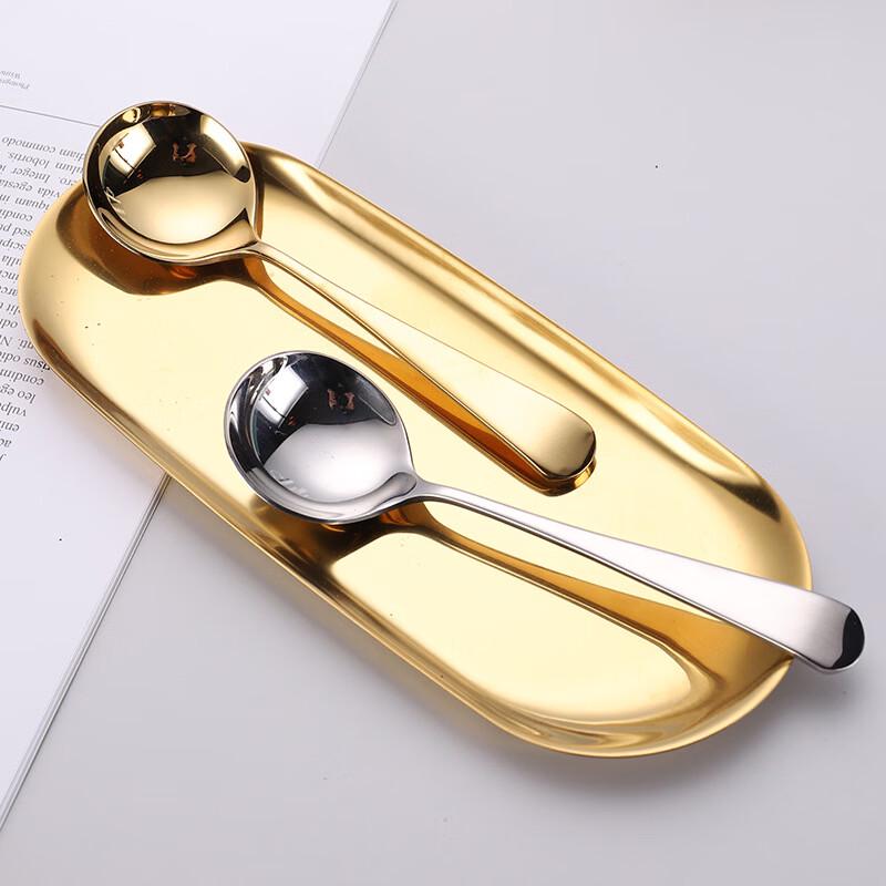 Ru Han Stainless Steel Round Soup Spoon