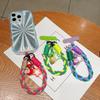 Creative Cartoon Universal Phone Lanyard - 3-Color Hand-Woven Wrist Strap, Hand Rope Hanging Accessory