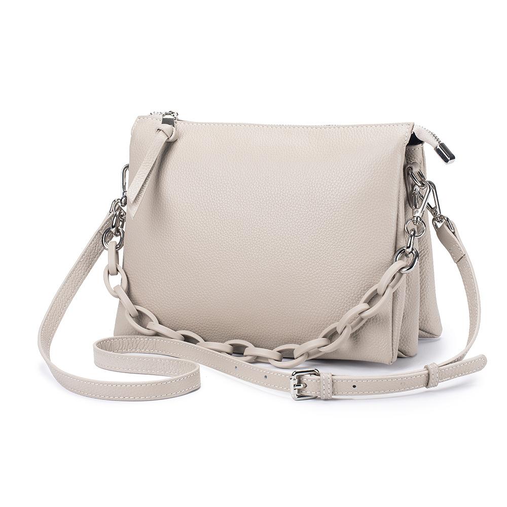 

Natural Leather Women s Crossbody Bag with Multiple Compartments, Large Capacity Shoulder Handbag, Fashiable and Elegant Tote 30x 10 x 24 cm