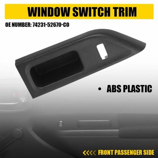 Right Power Window Switch Panel Trim For Toyota Yaris Hatchback 2 Door 2012-2015