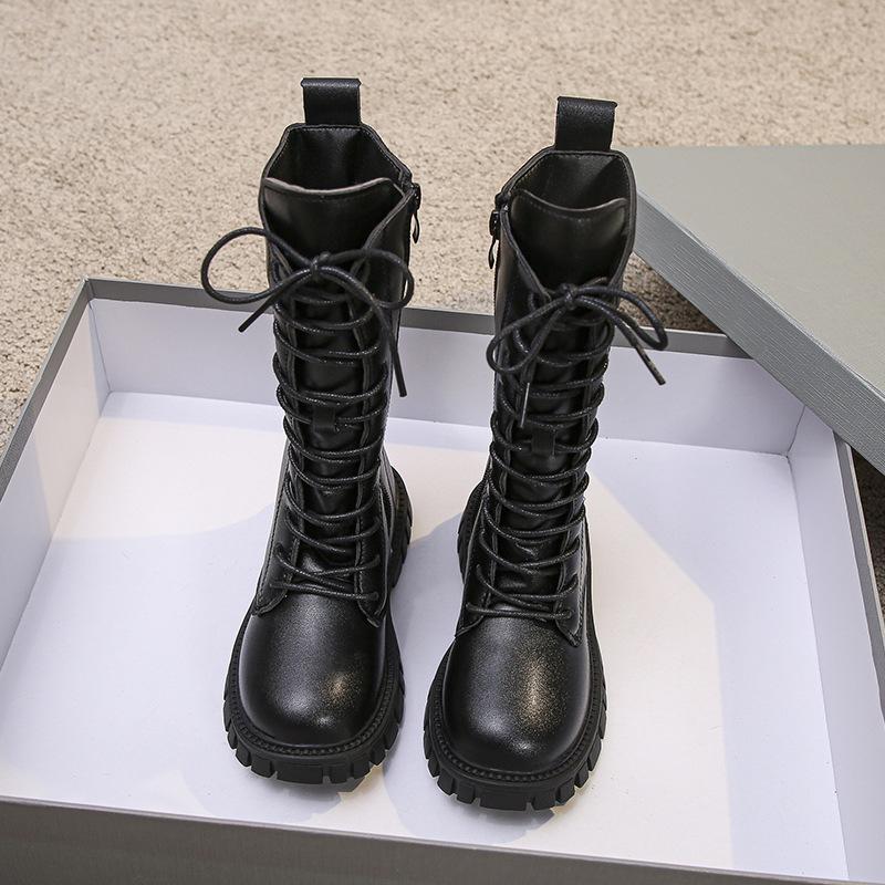 Girls Boots Autumn and Winter 2026 New Children's Martin Boots Girls High Boots Princess Boots