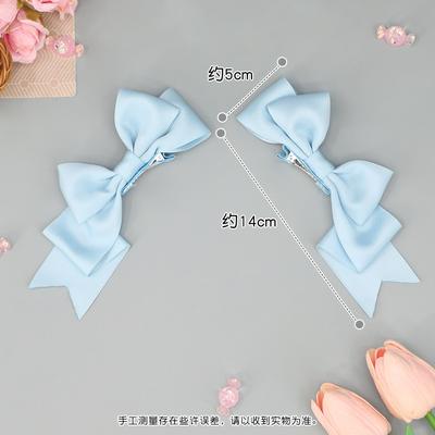 Handmade Bow Hairpin Cute Anime Lolita Headgear Soft Sister Dark Hair Accessories Love Sweet Cool Hairpin
