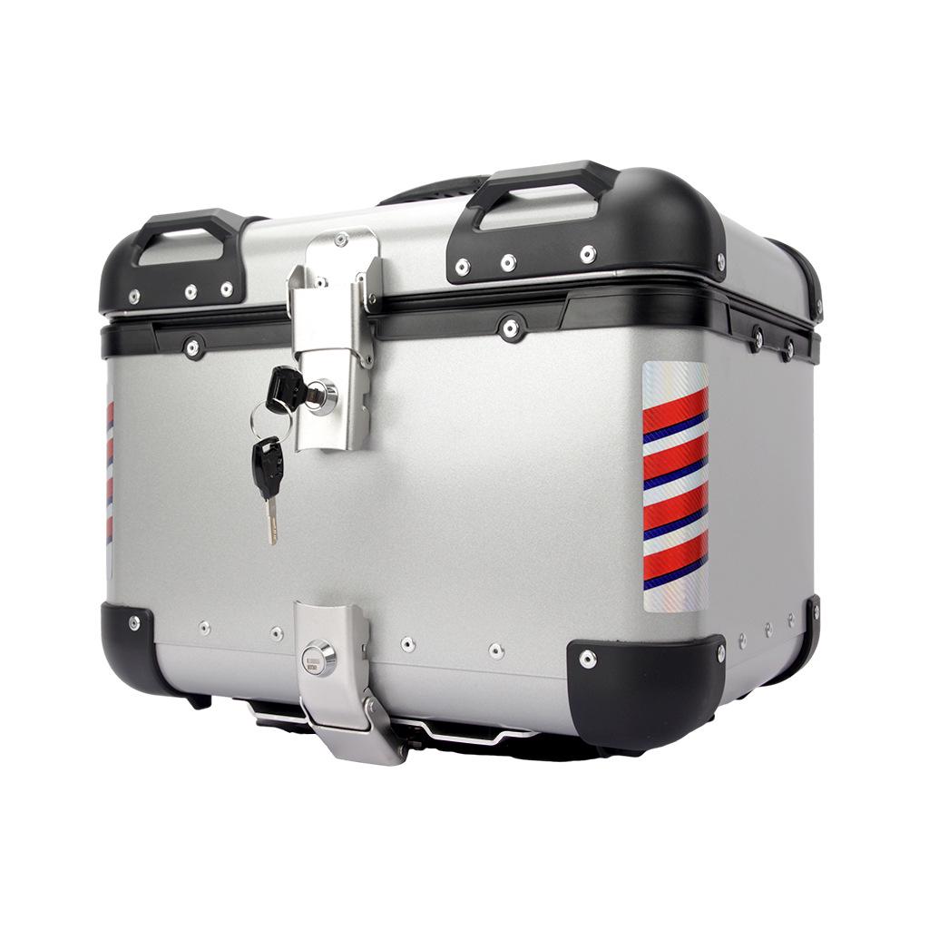 28L-100L Aluminum Motorcycle Waterproof Top/Side Boxes