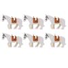 Medieval Military Building Blocks Cavalry Army Horse Animal Elephant Camel Wolf Crocodile Brick Toy Accessories S003