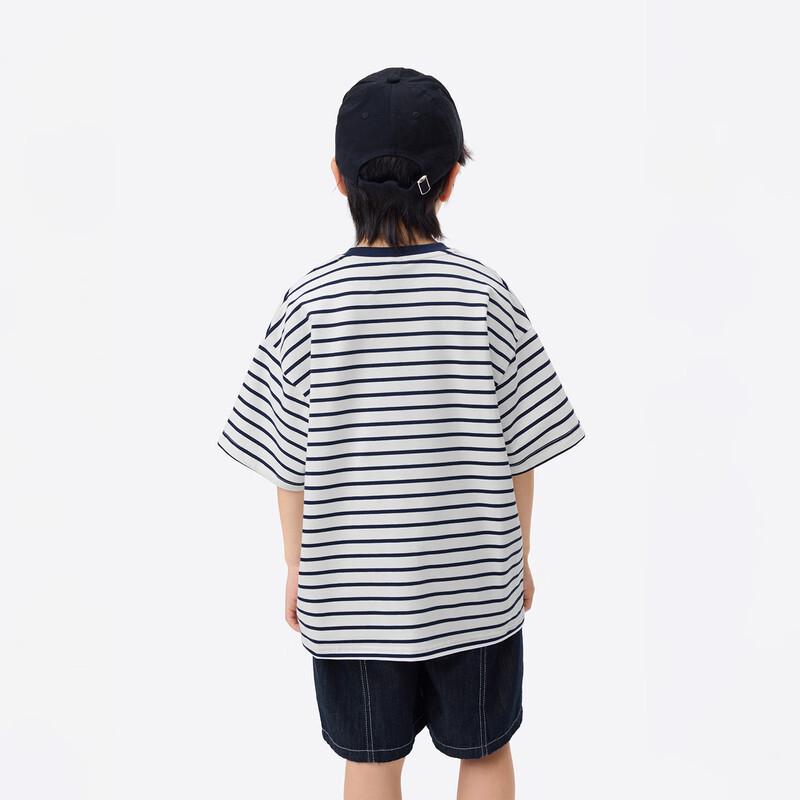 Boys' Striped Cloud Cotton Short Sleeve T-Shirt