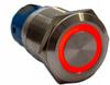 Monostable Vandal-proof Pushbutton 250V 5A 19X38Mm Red