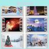 Stunning 3d Creative Effect Faux Window Wall Sticker For Modern Home Decor