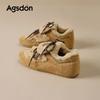 Fleece German Training Shoes, New Winter Platform Plush Snow Boots, Casual Sports Cotton Shoes