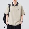 Men's Summer New Loose Short-sleeved POLO Shirt Men's Lapel Thin Short T-top