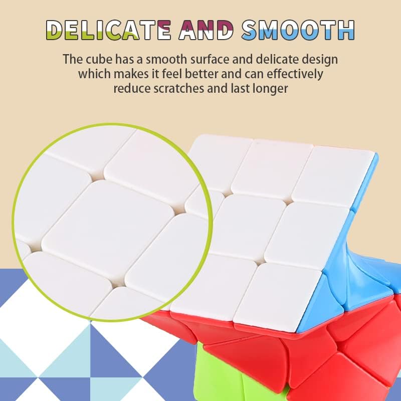 Twist cube, twist 3x3 speed cube, colorful twist cube