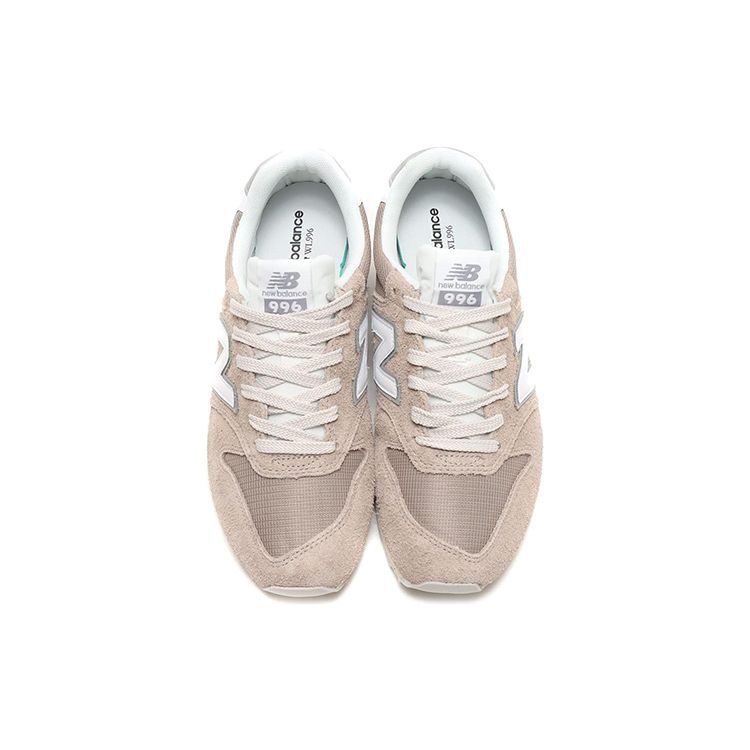 New Balance Nb 996 Comfortable Versatile Low-Top Casual Running Shoes Women Sneaker Brown White WL996CV2