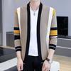 Spring and Autumn Hot Sale, Men's Knitted Sweater Jacket Casual Trend Versatile Thin Cardigan Sweater, Men's Jacket Outside