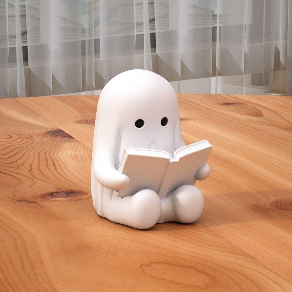 Statues Crafts Cute Ghost Ornament Collectible Desktop Figurine Bedroom Office