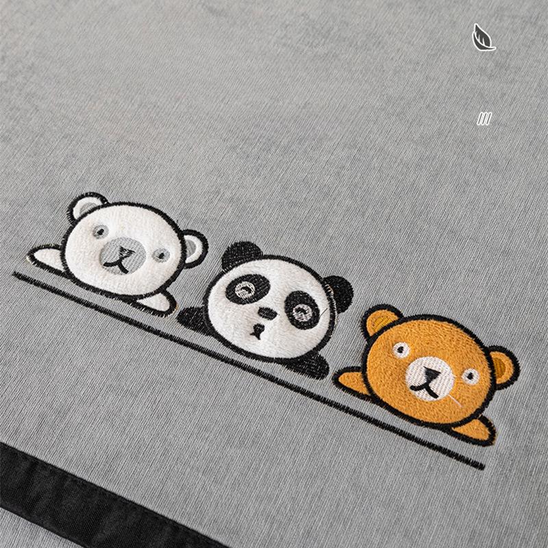 Cartoon Embroidery Sofa Cover Soft Chenille Solid Color Couch Cover Living Room Modern Simple Universal Non-slip Sofa Cushion