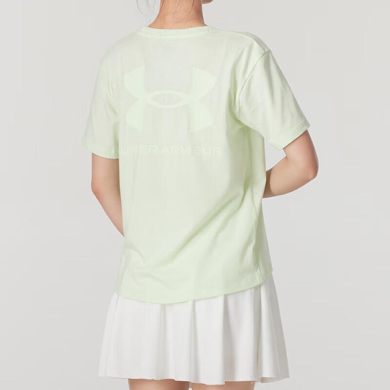 Under Armour Training Short Sleeve T-Shirt Women Tops Light-Mint-Green 1376923-320