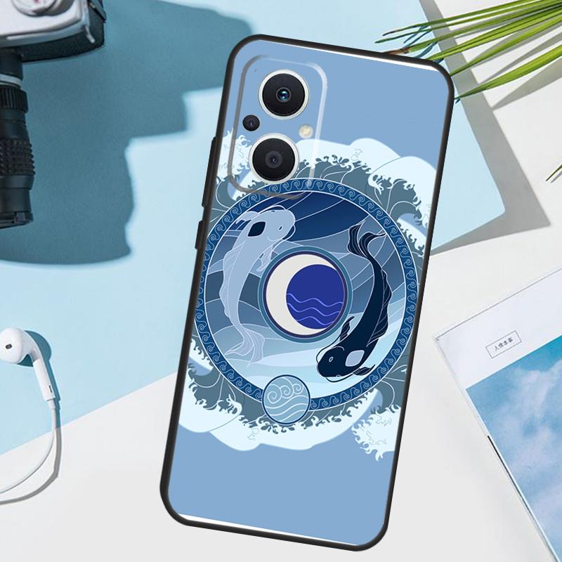 Yin Yang Koi Case For OPPO Reno 13F 13 12 11 F 8T 7 8 10 Pro OPPO Find X8 X6 Pro X3 X5 Lite Cover Funda