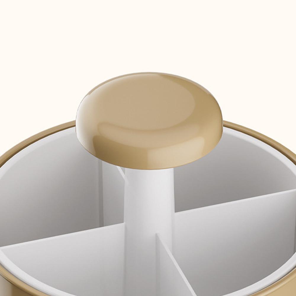 Rotatable Capybara Desktop Storage Box 4 Patterns Capybara Stationery Storage Makeup Brush