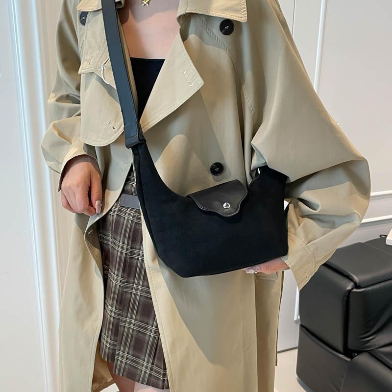 2025 New Autumn and Winter Popular Simple Foreign Fashion Waterproof Shoulder Crossbody Bag Light Tote Handbag