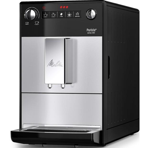 Кофемашина Melitta Purista Series 300 silber/schwarz (F23/0-101)