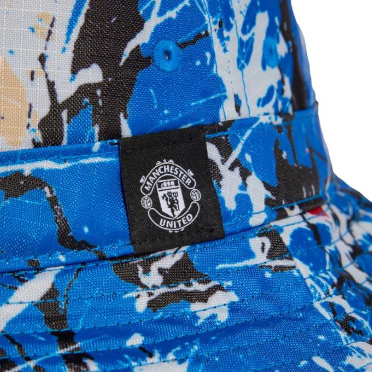 Adidas Personalized Trendy Design Fisherman Hat Unisex Hats Blue KE5264