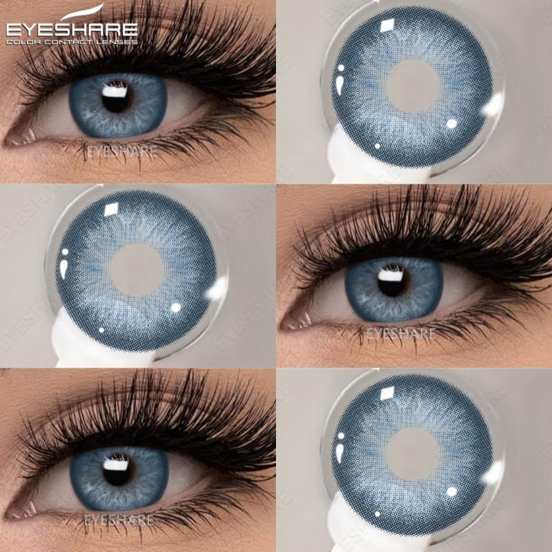 Eyes 1 Pair Colored Contact Lenses For Eyes Korean Brown Contact Lenses 14.5mm Big Eye Lenses Annual Student Beauty