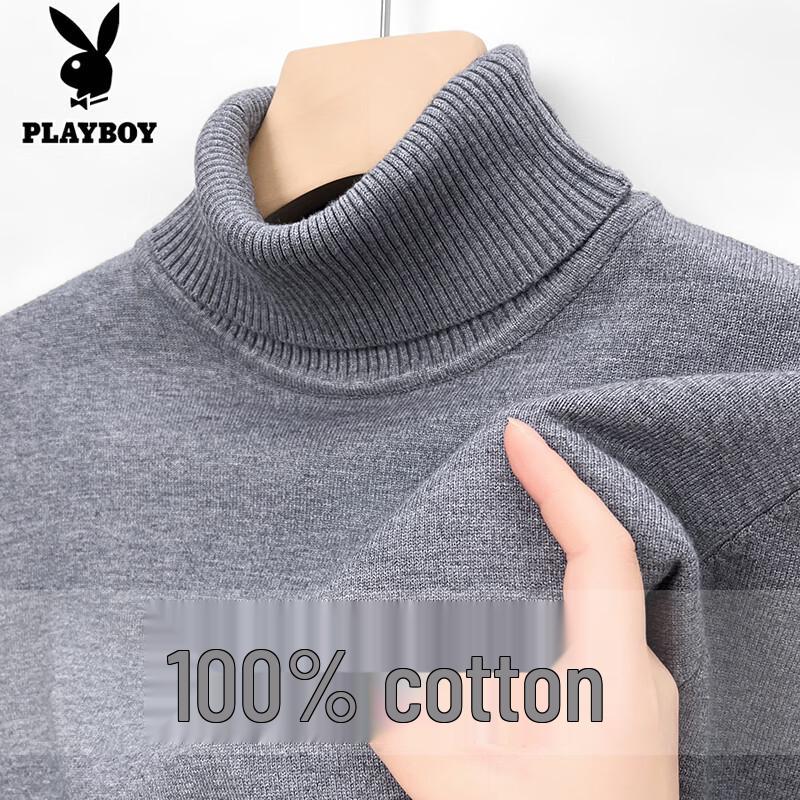 PLAYBOY Men's Turtleneck Sweater