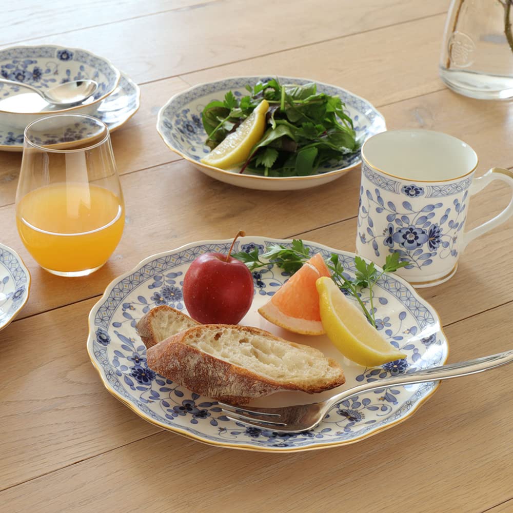 NARUMI Mug Milano 330cc Blue Plum Blossom Calico Style Present Made In Japan Gift Box Included 9682-2530