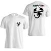 Abarth Scorpion Unisexs Summer Pure Cotton Short Sleeved Unisexs and Womens Sports Tshirt Italian Car Modified Rally Racing Top