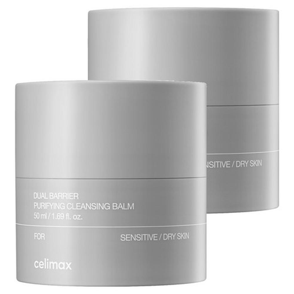 CELIMAX Очищающий бальзам для лица двойного действия 50 мл (2pcs) - Глубокое очищение пор от макияжа, корейское 50ml (2pcs)