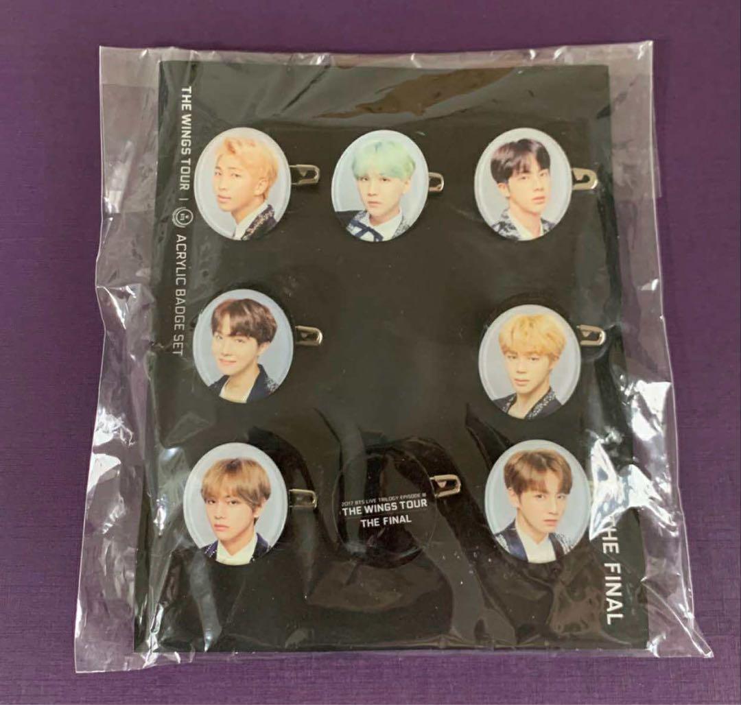 

[Б/У] BTS Wings Tour Final Официальный акриловый значок (Все участники)