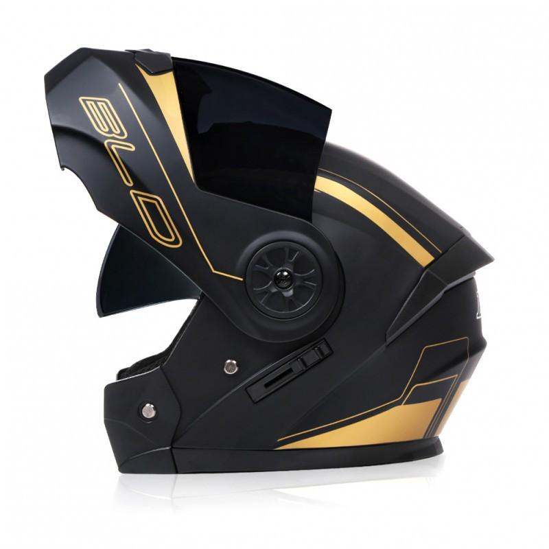 BLD Factory-direct Electric Motorcycle Helmets With Dual Lenses Removable Detachable Cycling Men Women