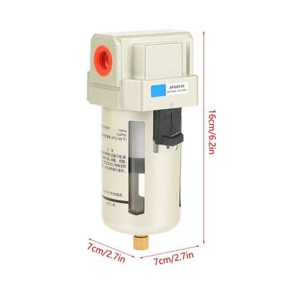 AF4000-04 Luftfilter mit weißem Kern (1/2 ")