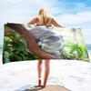 Cute Animal Baby Microfiber Beach Towel,Quick Dry Beach Towel Lightweight Beach Towel Soft Absorbent Pool Towel Travel Swimming