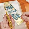 New Butterfly Oil Painting Metal Bookmarks Hollow Out Classical Cultural Creative Memorial Gifts Graduation Rewards for Students