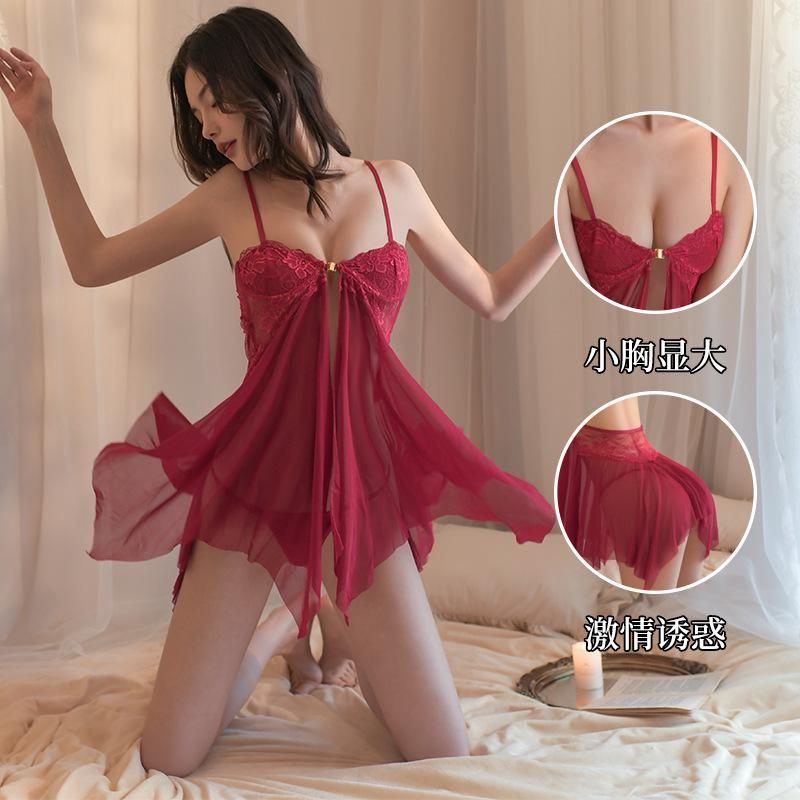 Sexy spodní prádlo Super Fire Vícebarevné Erotické prádlo Látka Sexy dámské zábavné spodní prádlo Rybářská síť Puding Kalhoty Kroužek na noze Kroužek ke krku Síťovina