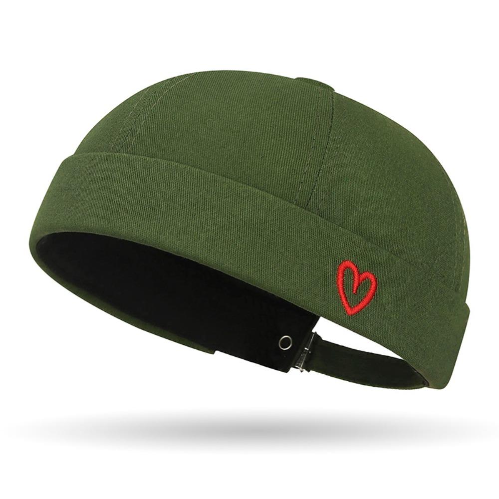 Adjustable Brimless Hat Without Brim Bucket Cap Fashion Men's Landlord Hat Streetwear