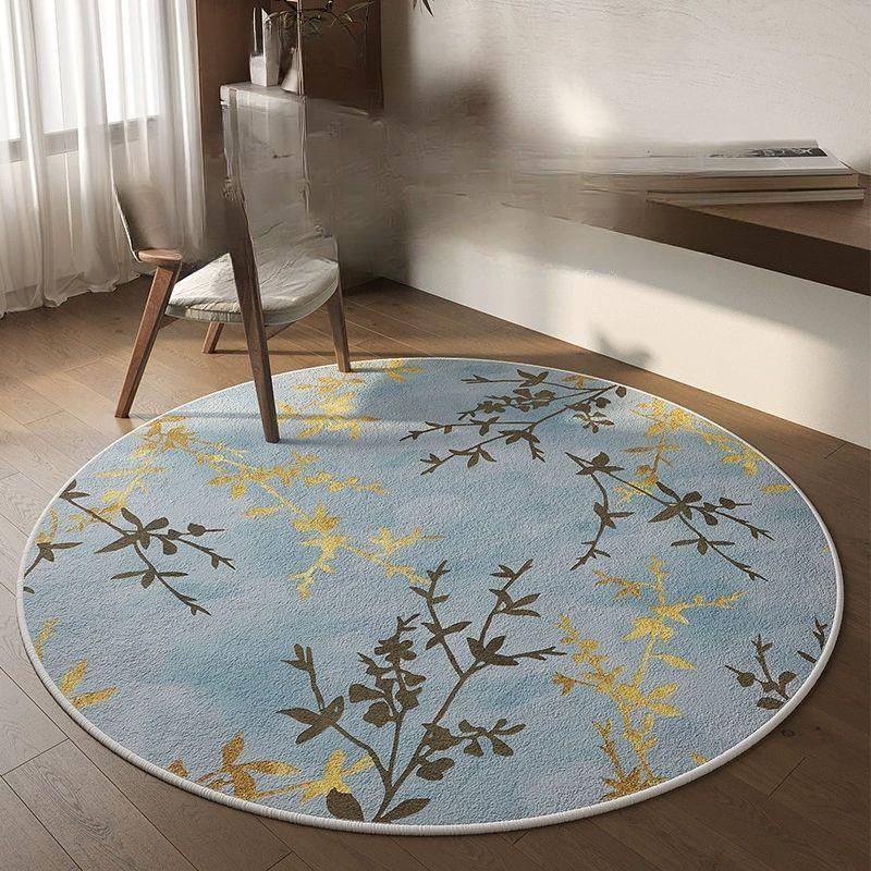 

Новый круглый ковер в китайском стиле для дома, спальни, гостиной, дивана, журнального столика, ковер для спальни, напольный коврик diameter 60cm
