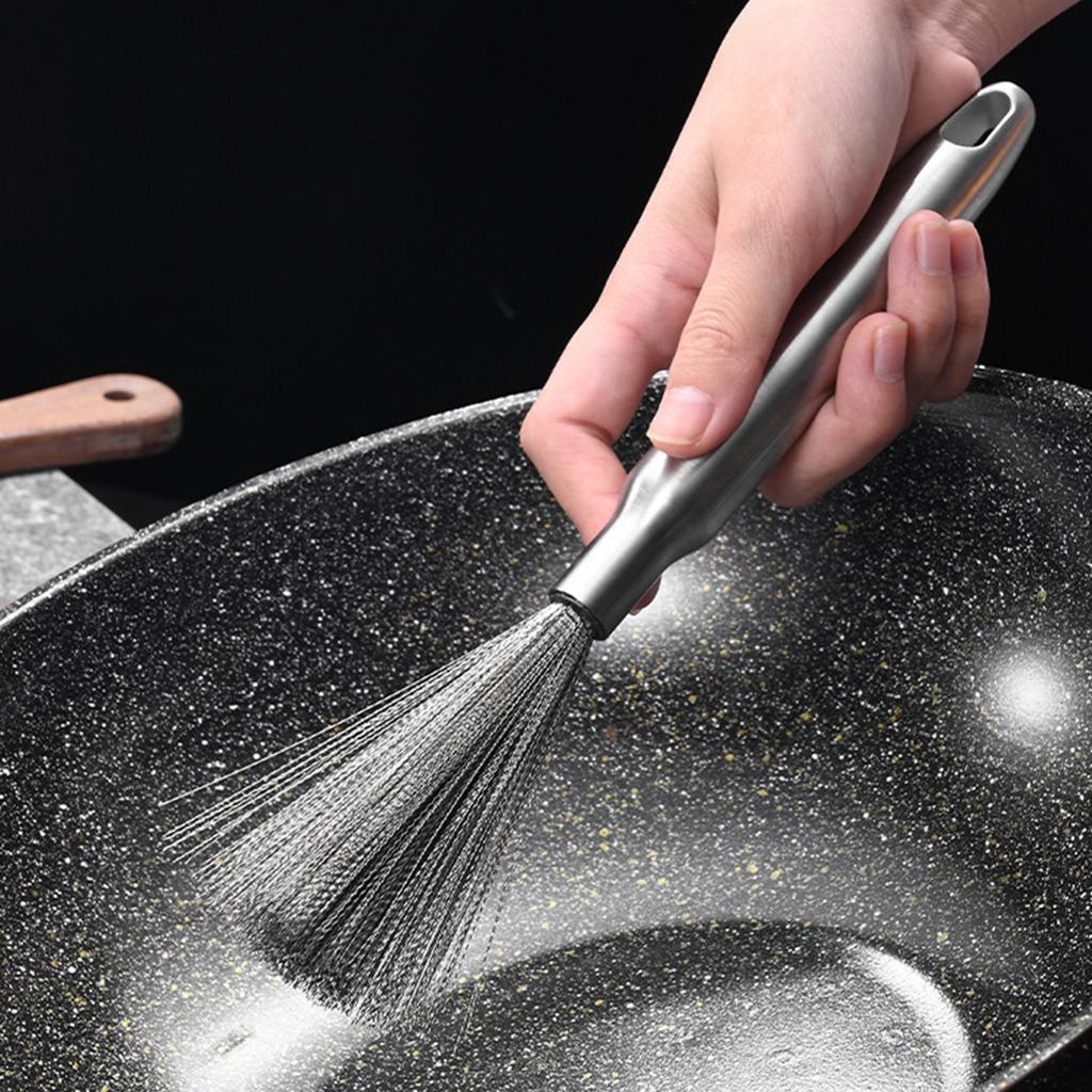 Deep Cleaning Brush 304 Stainless Steel Scrubber Designed For Pots Pans And Kitchen Surfaces