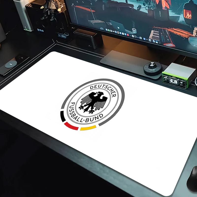 Fussball Bund Color Mouse Pad Large Gaming Table Cushion Non-slip Laptop Tablet Big Mousepad XXL Mat Mini PC Playmat With Lock Edge