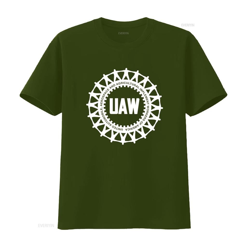 T Shirt UAW International Store Vintage Washed Slightly Fashion Versatile Soft Casual Stretched Top For Everyday Wear